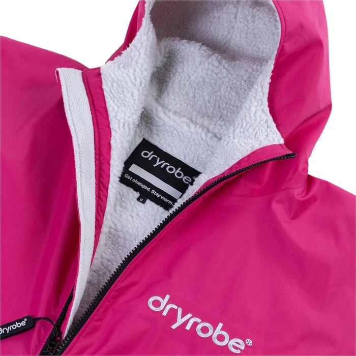 2024 Dryrobe Advance Long Sleeve Changing Robe V3 DALSV3 - Pink / Light Grey